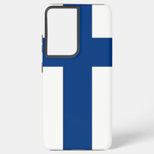 Samsung Galaxy S21 Ultra Case mit finnischer Flagg Hülle