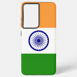 Samsung Galaxy S21 Ultra Case mit indischer Flagge Hülle
