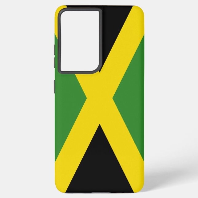 Samsung Galaxy S21 Ultra Case mit jamaikanischer F Hülle (Rückseite)