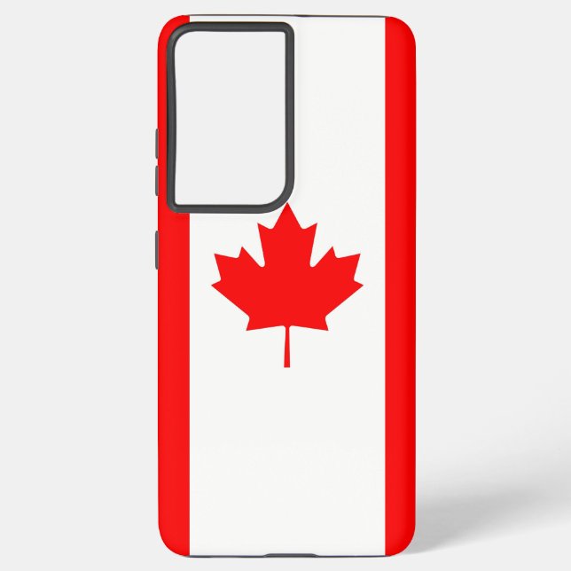 Samsung Galaxy S21 Ultra Case mit kanadischer Flag Hülle (Rückseite)