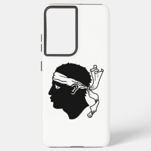Samsung Galaxy S21 Ultra Case mit korsischer Flagg Samsung Galaxy Hülle