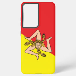 Samsung Galaxy S21 Ultra Case mit Sizilien-Flagge Hülle