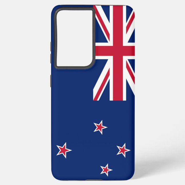 Samsung Galaxy S21 Ultra Case Neuseeland Flagge Samsung Galaxy Hülle (Rückseite)