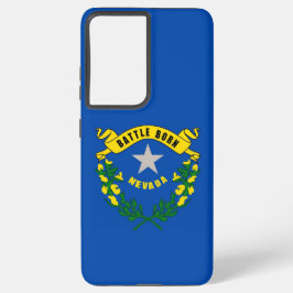 Samsung Galaxy S21 Ultra Case Nevada Flag Hülle