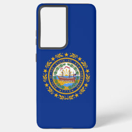 Samsung Galaxy S21 Ultra Case New Hampshire Flag Hülle