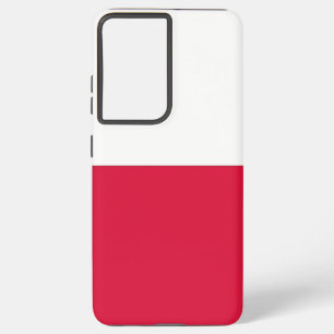 Samsung Galaxy S21 Ultra Case - Polnische Flagge Hülle