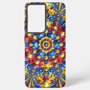 Samsung Galaxy S21 Ultra Case Rumänische Farben Hülle