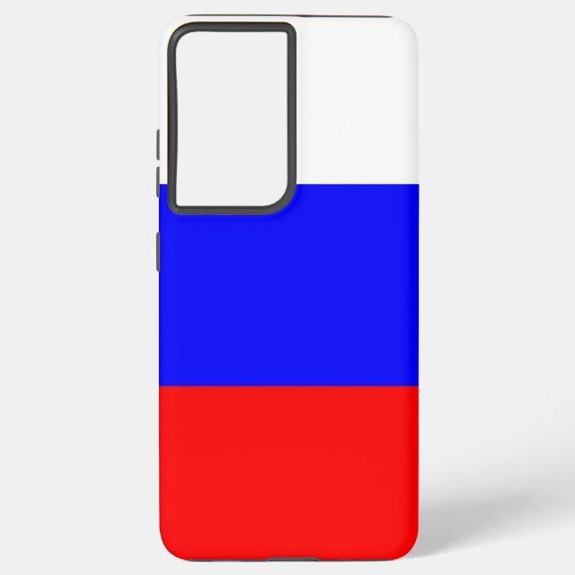 Samsung Galaxy S21 Ultra Case Russland-Flagge Samsung Galaxy Hülle (Rückseite)