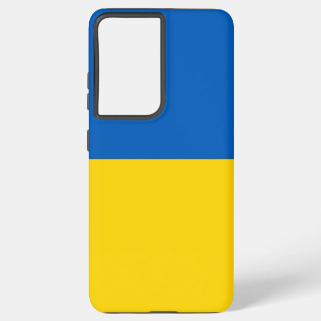 Samsung Galaxy S21 Ultra Case Ukraine-Flagge Samsung Galaxy Hülle (Rückseite)