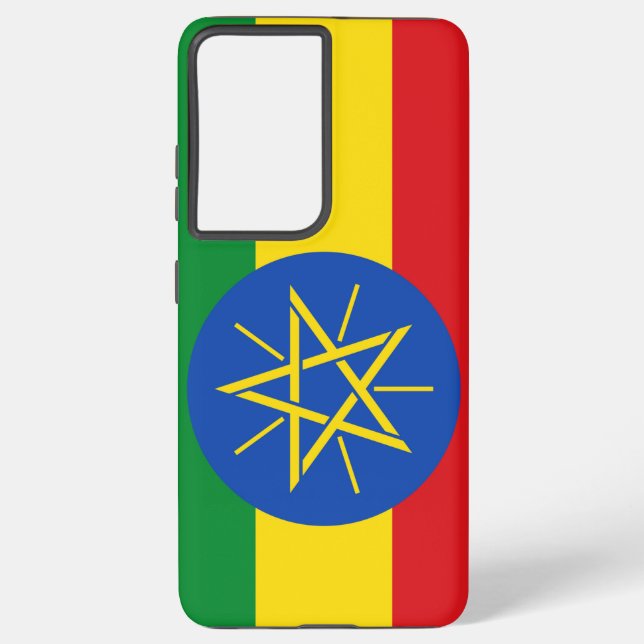 Samsung Galaxy S21 Ultra Coque avec drapeau d'Éthi (Verso)