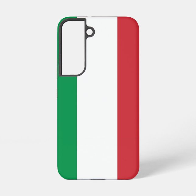 Samsung Galaxy S22 Case Flag (Italien) Hülle (Rückseite)