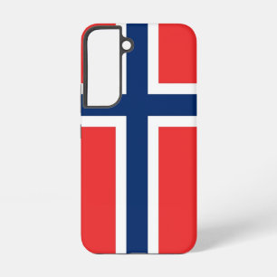 Samsung Galaxy S22 Case Flag Norwegen Hülle
