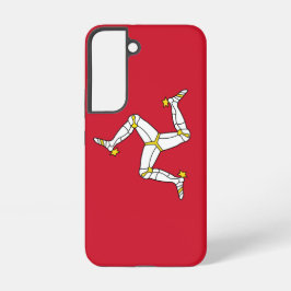 Samsung Galaxy S22 Case Flag of Isle of Man Samsung Galaxy Hülle