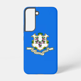 Samsung Galaxy S22 Case Flag von Connecticut, USA Hülle