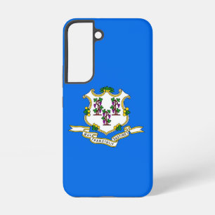 Samsung Galaxy S22 Case Flag von Connecticut, USA Hülle