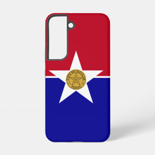 Samsung Galaxy S22 Case Flag von Dallas, Texas Hülle