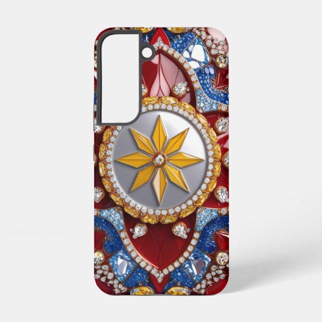 Samsung Galaxy S22 Coque avec couleurs Bahamas (Verso)