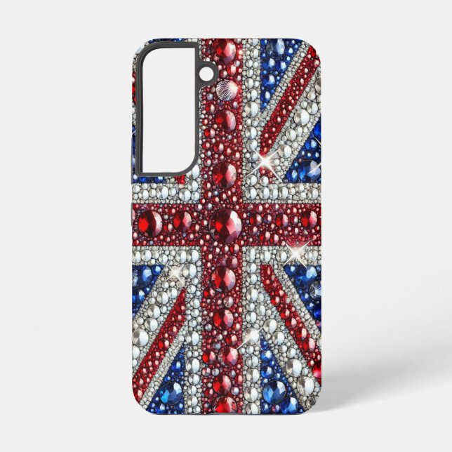 Samsung Galaxy S22 Coque avec couleurs britannique (Verso)