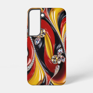 Samsung Galaxy S22 Fall mit belgischen Farben Hülle