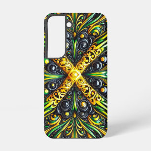 Samsung Galaxy S22 Fall mit jamaikanischen Farben Hülle