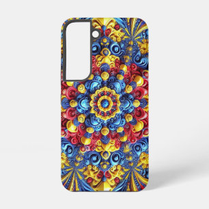 Samsung Galaxy S22 Fall mit rumänischen Farben Hülle