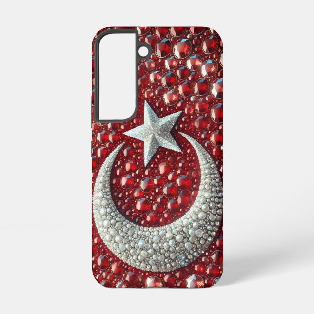 Samsung Galaxy S22 Fall mit türkischen Farben Hülle (Rückseite)