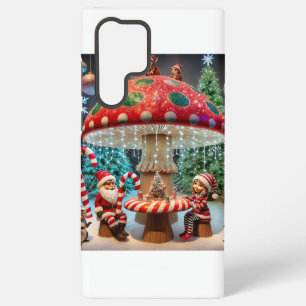 Samsung Galaxy S22 Fall: Weihnachts-Pilzdesign Samsung Galaxy Hülle