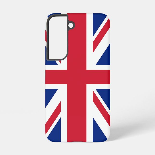Samsung Galaxy S22 Fallflagge des Vereinigten Köni Hülle (Rückseite)