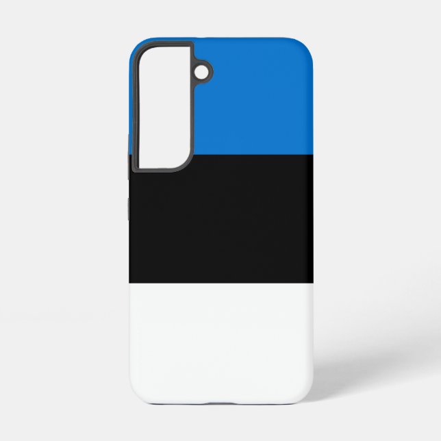 Samsung Galaxy S22 Fallflagge von Estland Hülle (Rückseite)