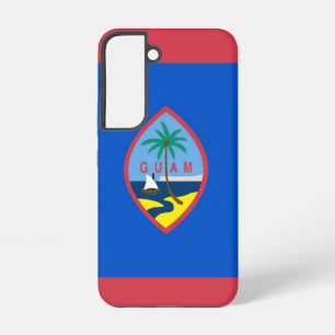 Samsung Galaxy S22 Fallflagge von Guam Hülle