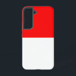 Samsung Galaxy S22 Fallflagge von Indonesien Samsung Galaxy Hülle<br><div class="desc">Mit dem exklusiven Samsung Galaxy S22 Gehäuse, das die Flagge Indonesiens trägt, können Sie Ihre Tech-Kollektion mit einer kühnen Erklärung über den indonesischen Stolz ergänzen! Dieser mit viel Liebe zum Detail gestaltete Fall ist mehr als nur ein Schutzgegenstand; er ist eine Feier des indonesischen Erbes und kulturellen Stolzes. Das lebhafte...</div>