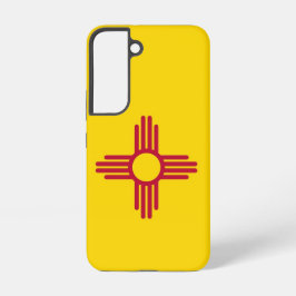 Samsung Galaxy S22 Fallflagge von New Mexico Hülle