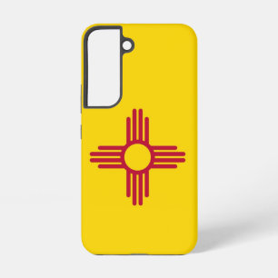Samsung Galaxy S22 Fallflagge von New Mexico Hülle