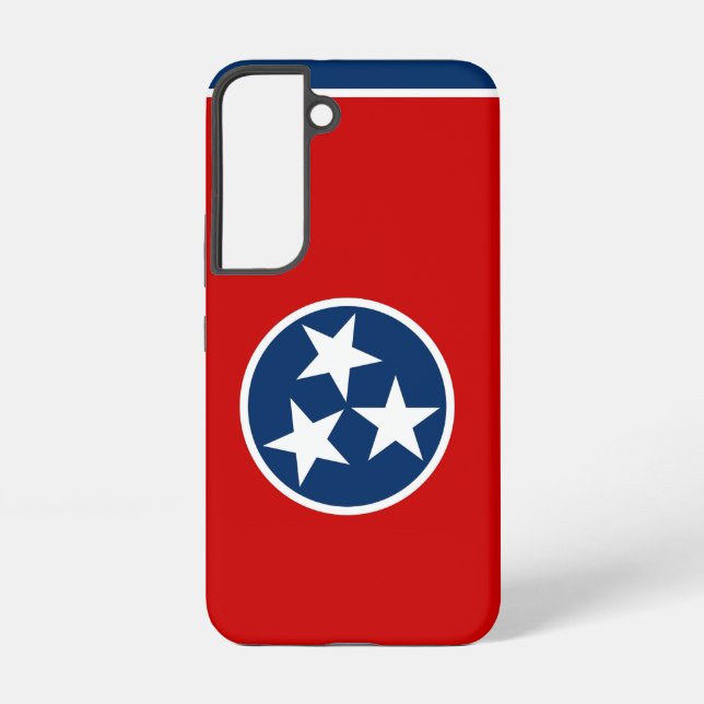 Samsung Galaxy S22 Fallflagge von Tennessee Hülle (Rückseite)