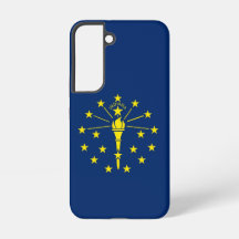 Samsung Galaxy S22 Hülle Flagge von Indiana