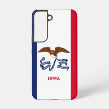 Samsung Galaxy S22 Hülle Flagge von Iowa