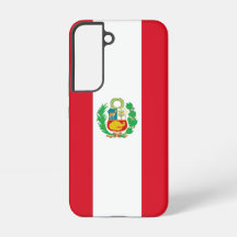 Samsung Galaxy S22 Hülle Flagge von Peru