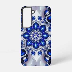 Samsung Galaxy S22 Hülle mit Blau-Weiß-Farben