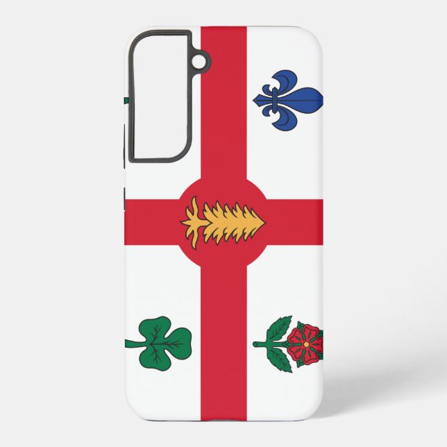 Samsung Galaxy S22 Plus Case Flag of Montreal Samsung Galaxy Hülle (Rückseite)