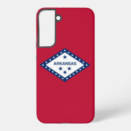 Samsung Galaxy S22 Plus Fallflagge von Arkansas Hülle