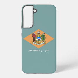 Samsung Galaxy S22 Plus Fallflagge von Delaware Hülle