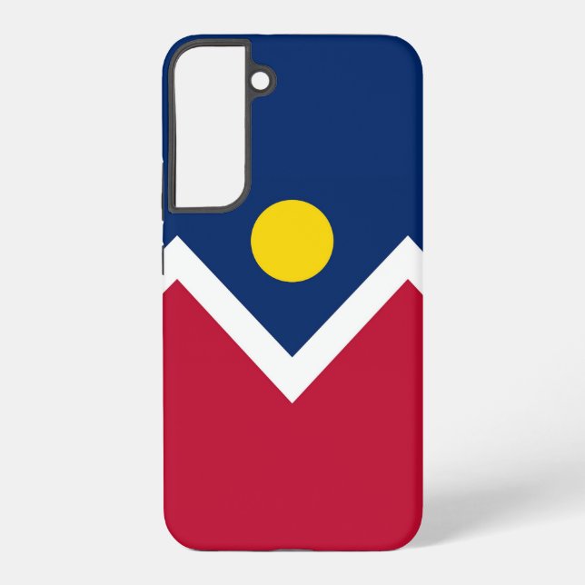 Samsung Galaxy S22 Plus Fallflagge von Denver Hülle (Rückseite)