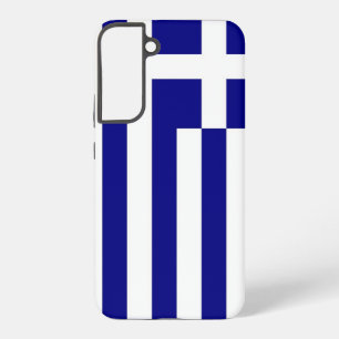 Samsung Galaxy S22 Plus Fallflagge von Griechenlan Hülle