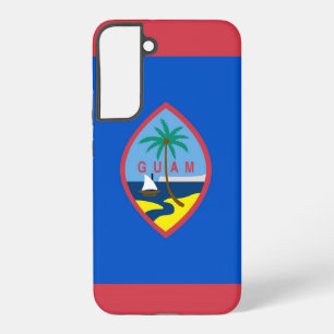 Samsung Galaxy S22 Plus Fallflagge von Guam Samsung Galaxy Hülle