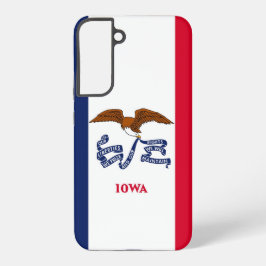 Samsung Galaxy S22 Plus Fallflagge von Iowa Samsung Galaxy Hülle