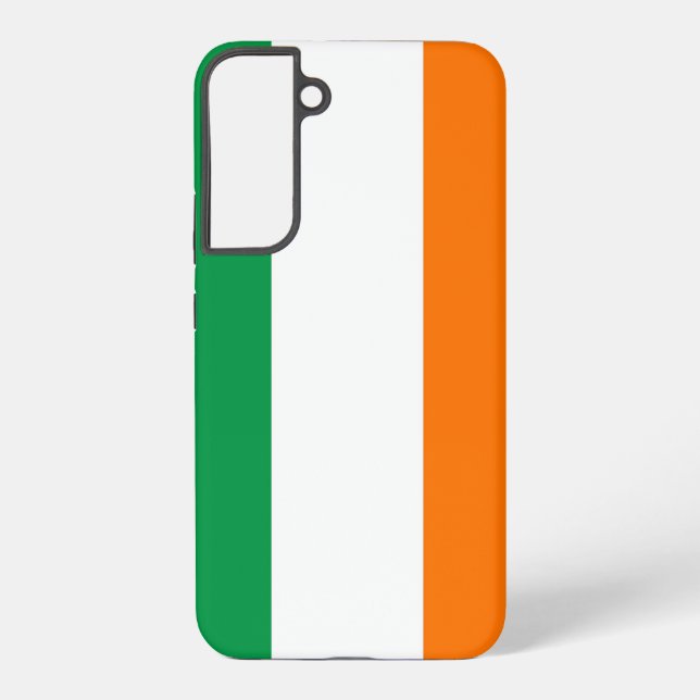 Samsung Galaxy S22 Plus Fallflagge von Irland Hülle (Rückseite)