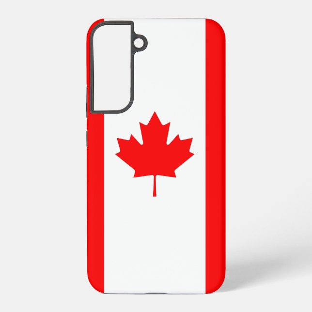Samsung Galaxy S22 Plus Fallflagge von Kanada Hülle (Rückseite)