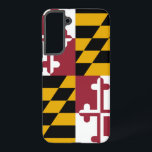 Samsung Galaxy S22 Plus Fallflagge von Maryland Hülle<br><div class="desc">Mit dem exklusiven Handy-Cover mit der Staatsflagge verwandeln Sie Ihre Samsung Galaxy S22 Plus in eine Feier von Marylands Stolz! Mit viel Liebe zum Detail gestaltet, präsentiert dieses Cover stolz die markanten Elemente der Maryland-Fahne. Es zeichnet sich durch ein einzigartiges Design von abwechselnden Quadranten aus Schwarz und Gold mit einer...</div>