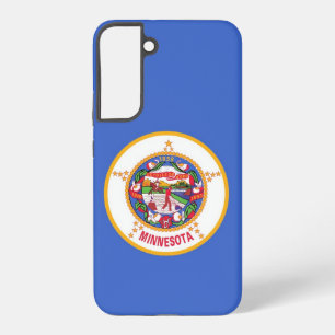 Samsung Galaxy S22 Plus Fallflagge von Minnesota Hülle