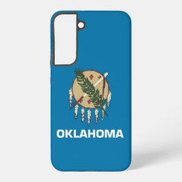 Samsung Galaxy S22 Plus Fallflagge von Oklahoma Hülle